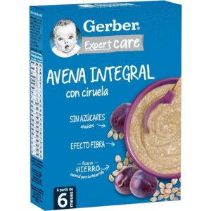 papilla avena con ciruela