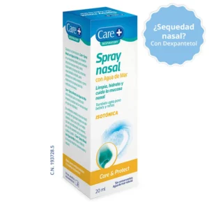 spray nasal con agua de mar